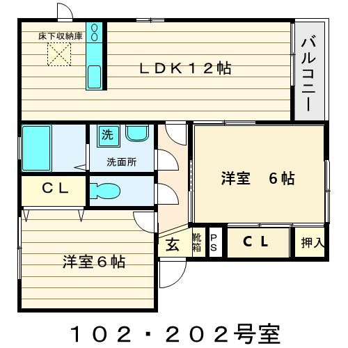 アムールIの間取り