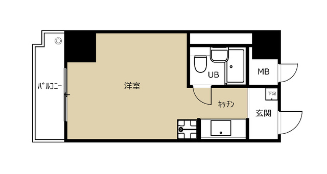 コア東堀の間取り