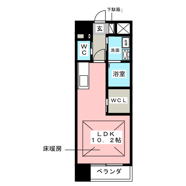 ＲＩＶＯ瑞穂通の間取り