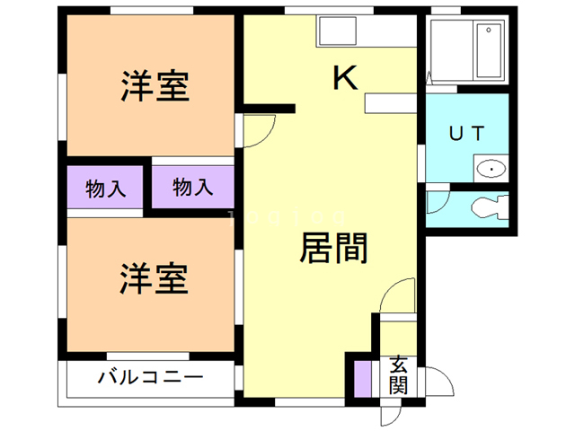 フォレストパークα館の間取り