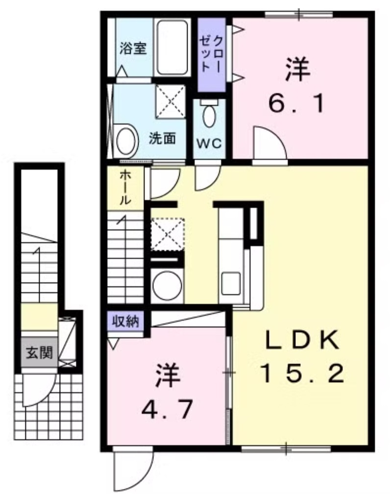 アリビラIの間取り