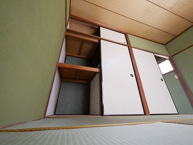 収納　たっぷりとした収納スペースです