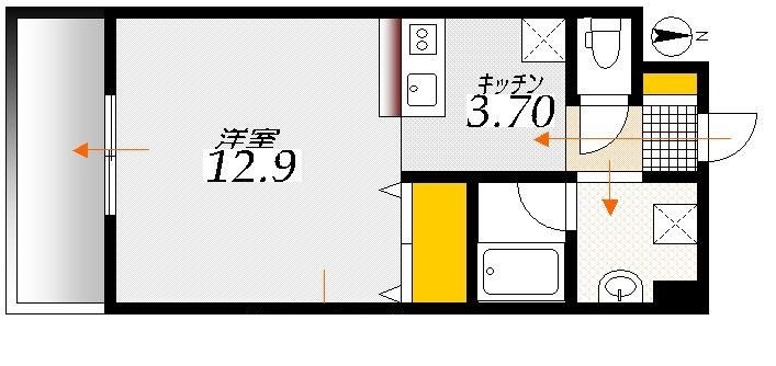 ミロワール舟入の間取り