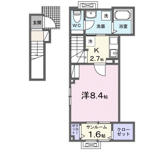 ラ・セーヌ博労の間取り