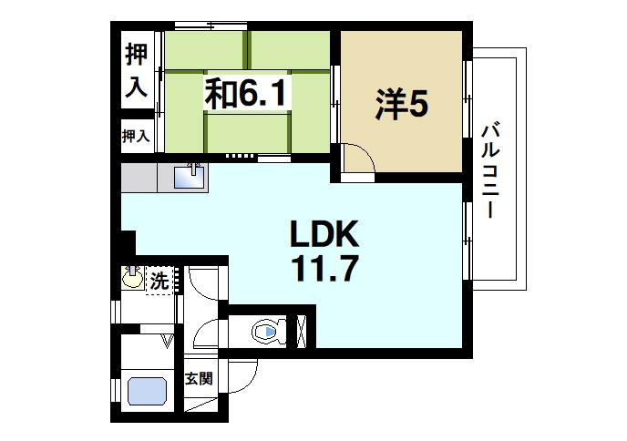 磯城郡田原本町大字千代のアパートの間取り