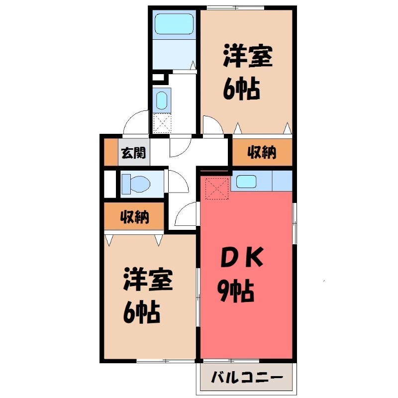 エクセル 一番館の間取り