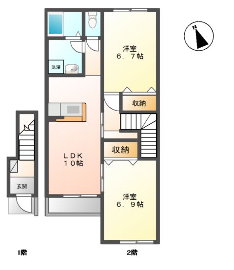 アベックス南の間取り