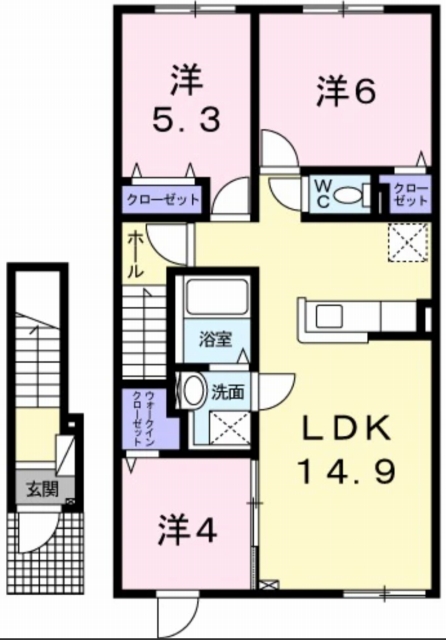 ビリーブグッドVIの間取り