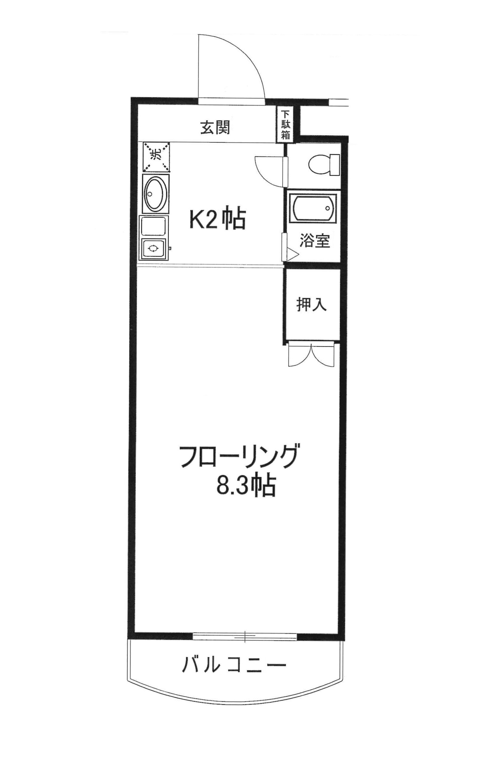 セラ中川IIの間取り