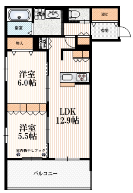 Ｌｅ　Ｃｉｅｌの間取り