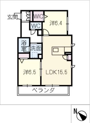 グランフェリシアの間取り