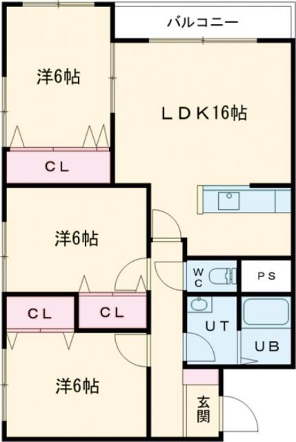 ハイツシーブリーズの間取り