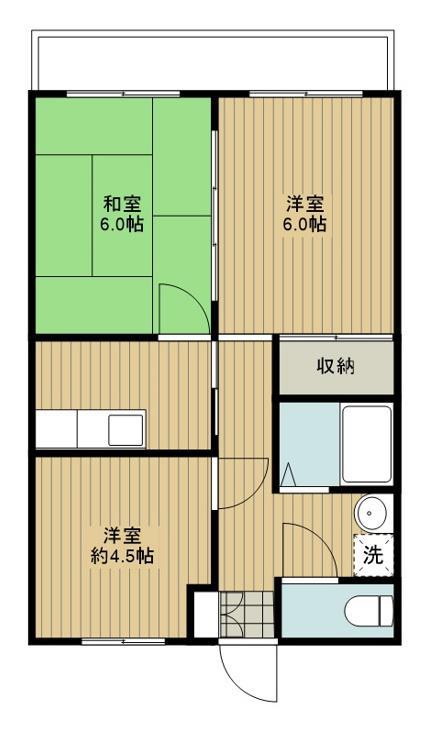 メゾン北浜の間取り