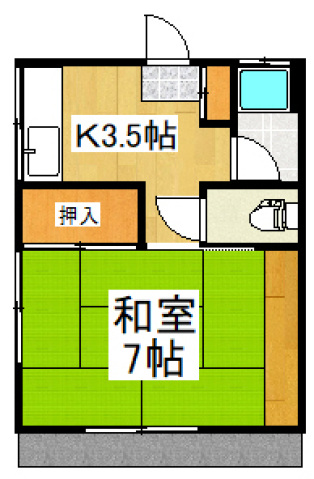 フジヤハイツの間取り