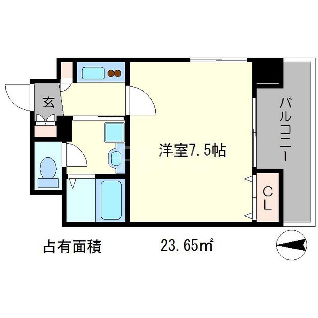 プレサンス京都三条大橋雅殿の間取り