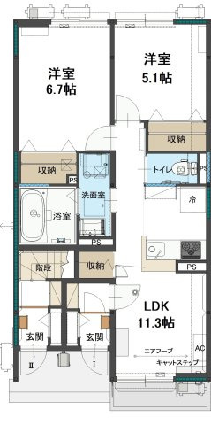 カルミアの間取り