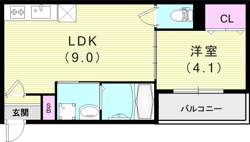 F asecia gardenの間取り