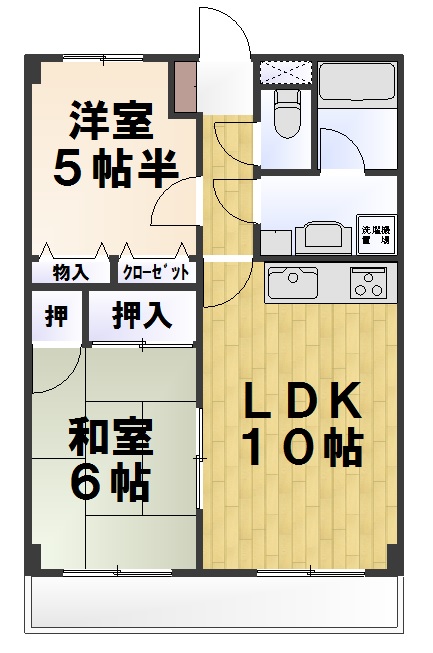 セントラルハイツの間取り