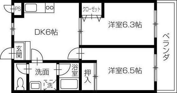 ソレイユ１番館の間取り