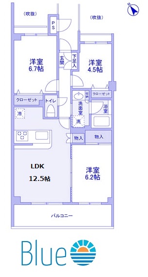 根岸旭台フ一ガの間取り