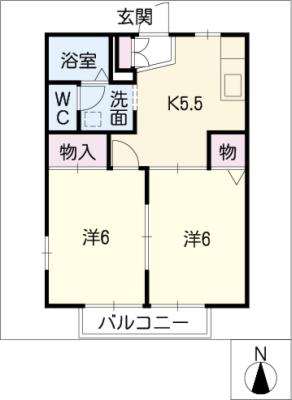 ツインタウン木曽川の間取り