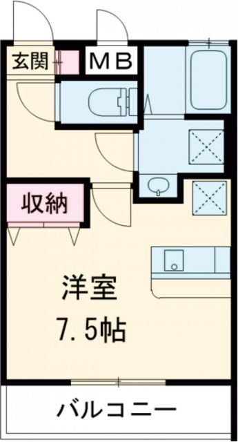 堺市堺区南島町のマンションの間取り