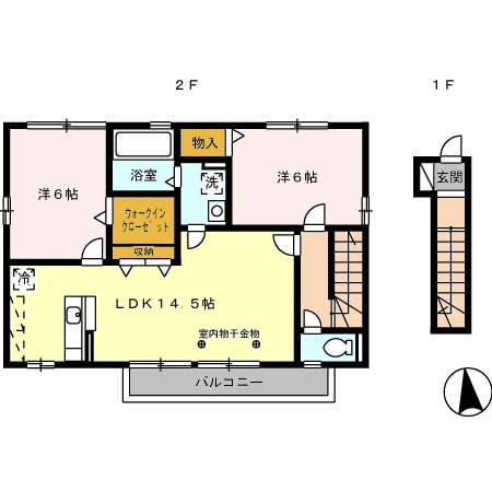 ジュネス龍禅寺の間取り