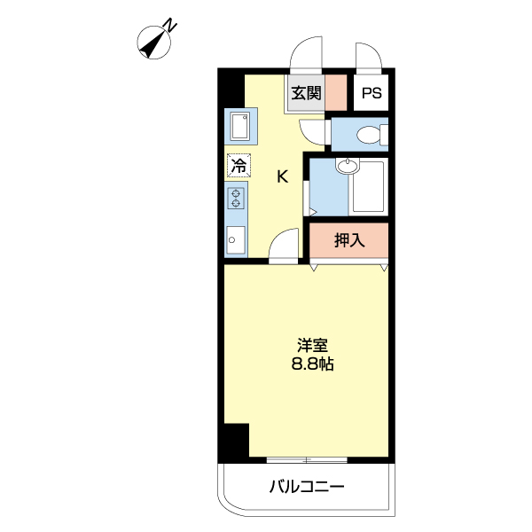 リバティープラザ花園の間取り