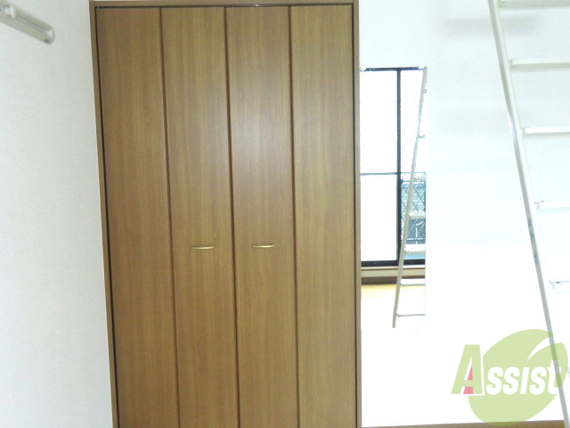 収納　ここに収納があります。収納があると部屋が広く使えます。