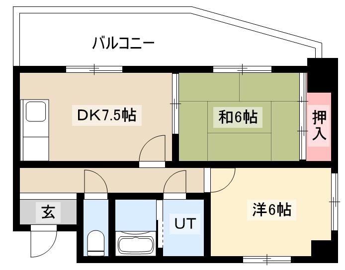 メゾン野菊の間取り