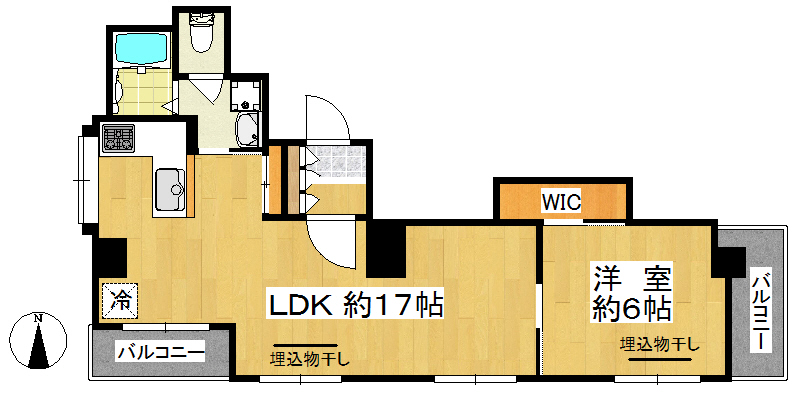 新谷ビルの間取り