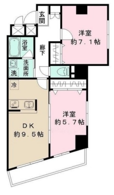 ブールバード白山の間取り