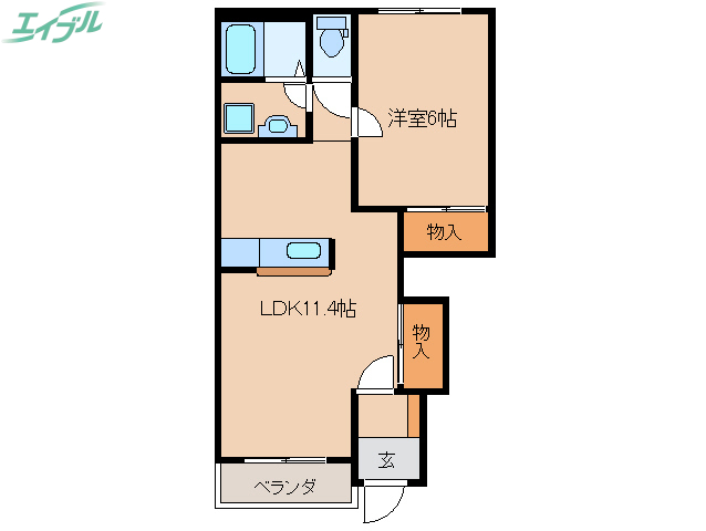 コンフォルトの間取り