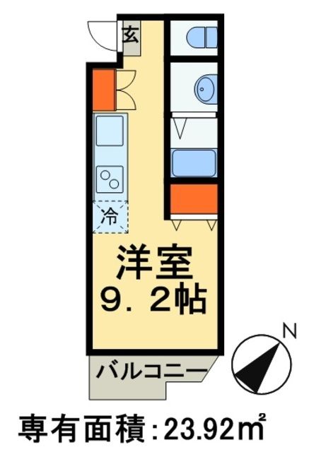 船橋市湊町のマンションの間取り