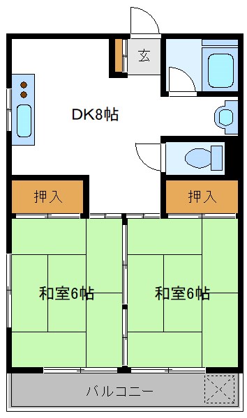 サンハイツ金町の間取り