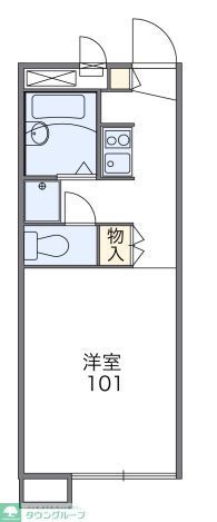 鎌倉市大船のアパートの間取り