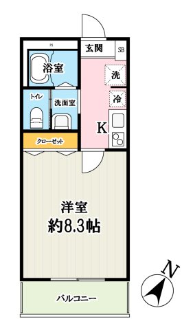 (仮称)キャメル川越並木新町2の間取り