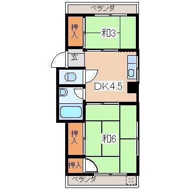 石井マンションの間取り