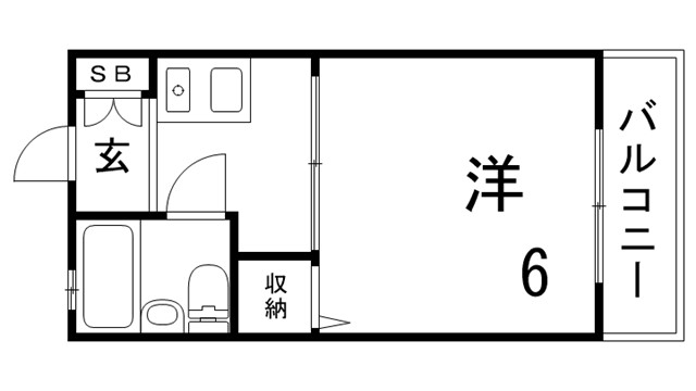 プラーフ西山の間取り