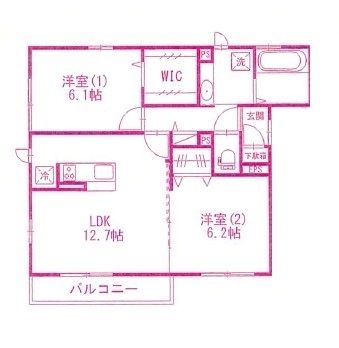 サンシティ宮前B棟の間取り