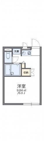 北九州市小倉北区今町のアパートの間取り