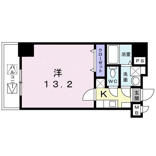 シャンス栗林公園の間取り