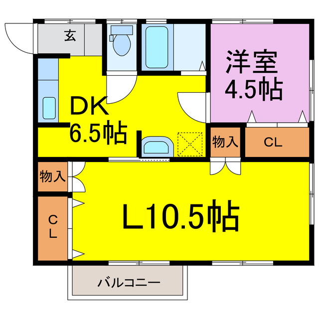 ブルーベイYagyu８の間取り