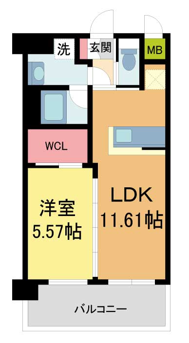 プレジオさくら夙川の間取り