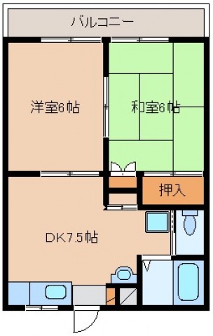 コンフォート蘭の間取り