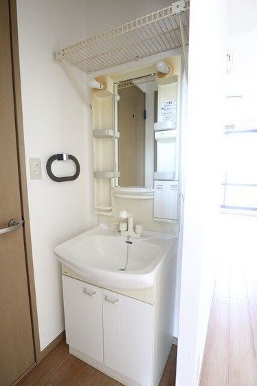 洗面設備　※他号室の写真です