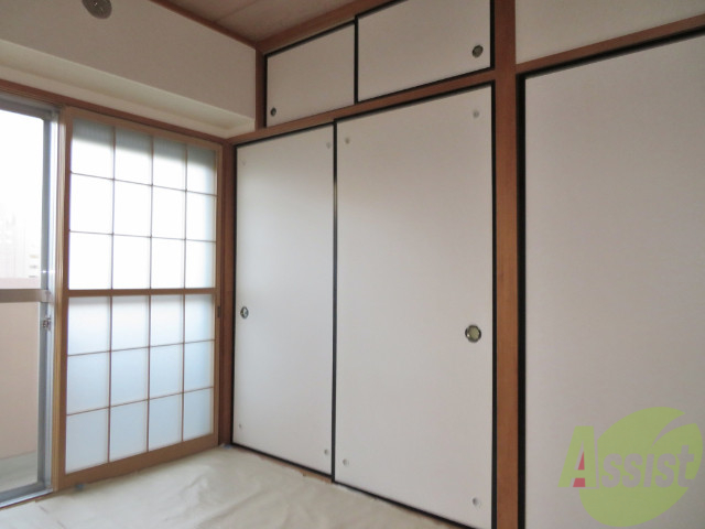 収納　押入れがあるので、荷物が多い方でも安心ですね。