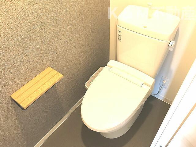 トイレ　ゆったりとした空間のトイレです