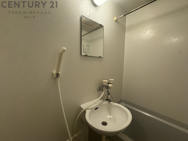 洗面設備　洗面台付きの浴室です！