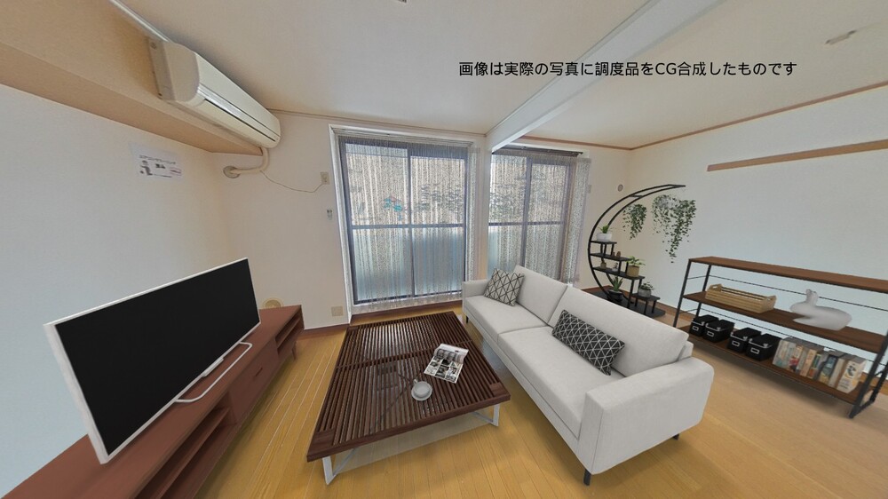 居室・リビング　南向きリビングダイニングキッチン16帖☆バルコニーに繋がるお